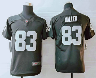 Youth Las Vegas Raiders #83 Darren Waller Black 2017 Vapor Untouchable Stitched NFL Nike Limited Jersey