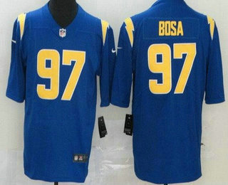 Youth Los Angeles Chargers #97 Joey Bosa Limited Royal 2020 Vapor Untouchable Jersey