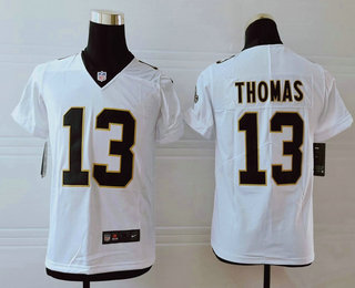 Youth New Orleans Saints #13 Michael Thomas White 2017 Vapor Untouchable Stitched NFL Nike Limited Jersey