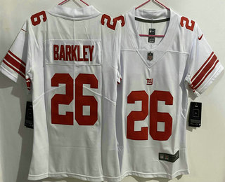 Youth New York Giants #26 Saquon Barkley White 2017 Vapor Untouchable Stitched NFL Nike Limited Jersey