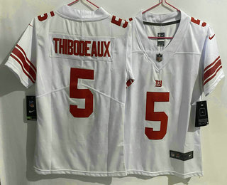 Youth New York Giants #5 Kayvon Thibodeaux White 2021 Vapor Untouchable Stitched NFL Nike Limited Jersey