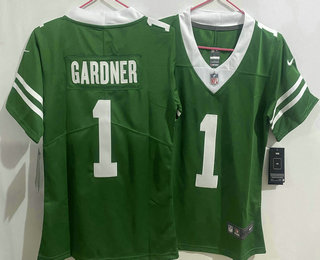 Youth New York Jets #1 Sauce Gardner Limited Green 2024 Vapor Jersey