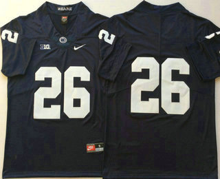 Youth Penn State Nittany Lions #26 Saquon Barkley No Name Navy Blue 2017 Vapor Untouchable Stitched Nike NCAA Jersey