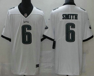 Youth Philadelphia Eagles #6 DeVonta Smith White 2021 Vapor Untouchable Stitched NFL Nike Limited Jersey