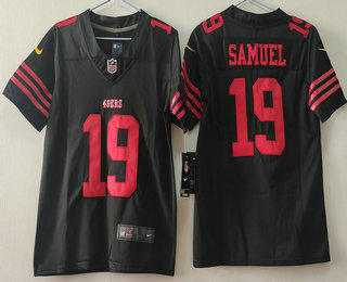 Youth San Francisco 49ers #19 Deebo Samuel Limited Black Vapor Jersey