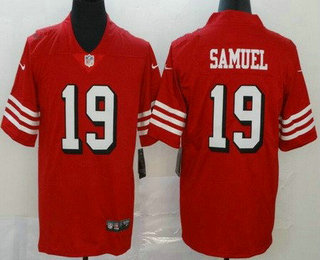 Youth San Francisco 49ers #19 Deebo Samuel Limited Red Alternate Vapor Jersey