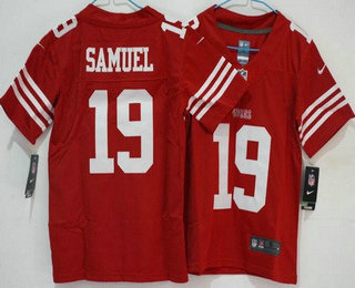 Youth San Francisco 49ers #19 Deebo Samuel Limited Red Vapor Jersey