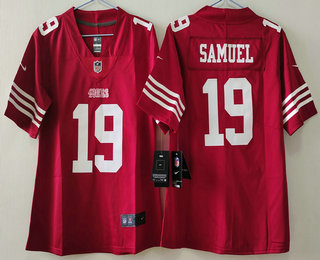 Youth San Francisco 49ers #19 Deebo Samuel Limited Red Vapor Jersey