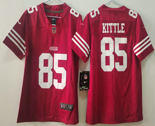 Youth San Francisco 49ers #85 George Kittle Red Limited Vapor Jersey