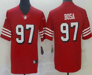 Youth San Francisco 49ers #97 Nick Bosa Limited Red Rush Color Jersey