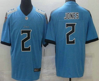 Youth Tennessee Titans #2 Julio Jones Limited Light Blue Vapor Jersey