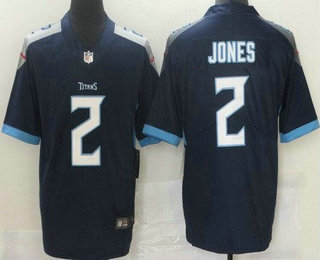 Youth Tennessee Titans #2 Julio Jones Limited Navy Vapor Jersey