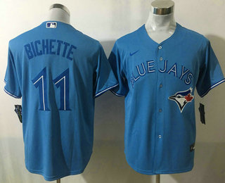 Youth Toronto Blue Jays #11 Bo Bichette Light Blue Stitched MLB Cool Base Nike Jersey